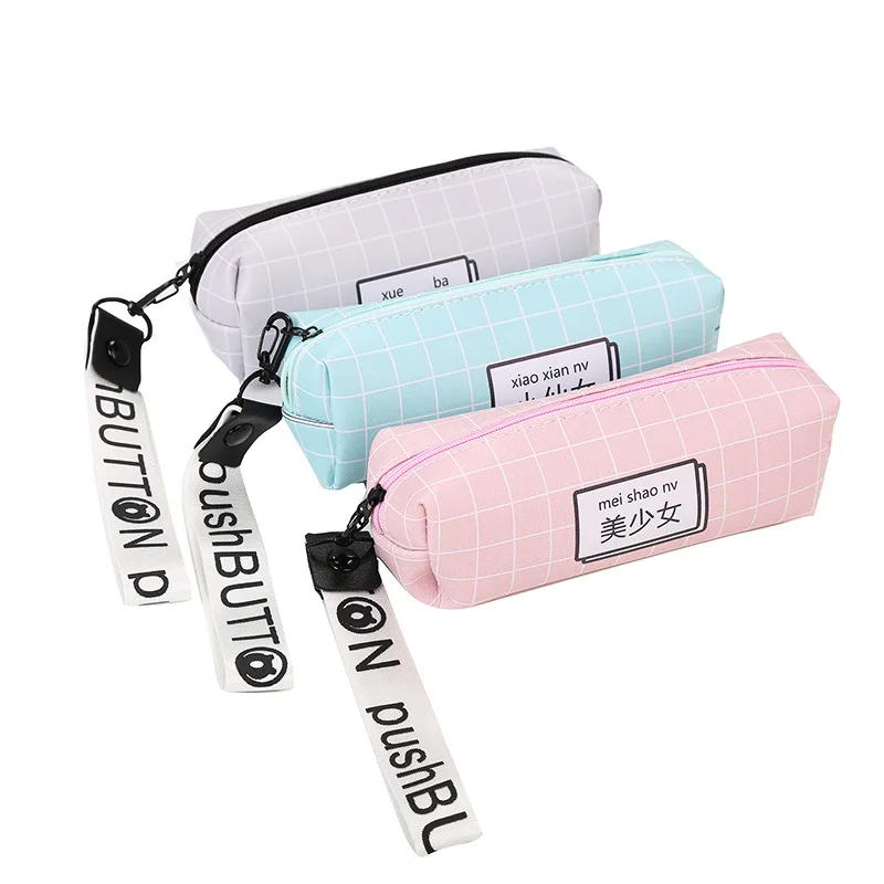 Korean Pencil Case Simple Design Style Zipper Pencil Bags Pen Holders School Supplies Stationery Pencil Box for Boys or Girls
Korean Pencil Case Simple Design Style Zipper Pencil Bags Pen Holders School Supplies Stationery Pencil Box for Boys or Girls