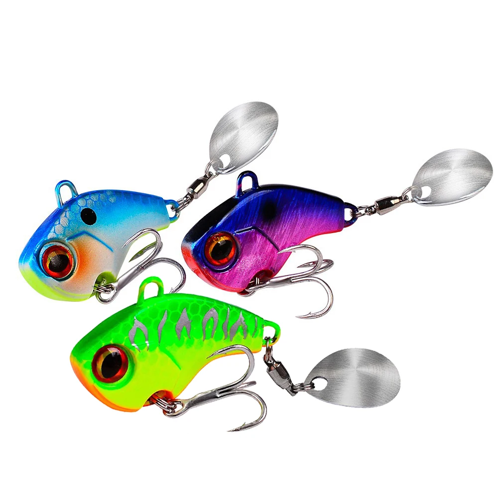 Fishing Lures Wobble Rotating Metal VIB vibration Bait For Pike Bass Trout Treble Hook Artificial Hard Baits Spinner Spoon Lure
Fishing Lures Wobble Rotating Metal VIB vibration Bait For Pike Bass Trout Treble Hook Artificial Hard Baits Spinner Spoon Lure