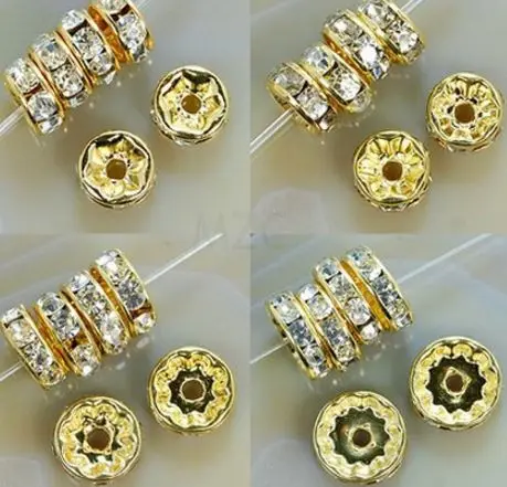 6mm 8mm 10mm 12mm s32 White Spacer Metal Rondelle Rhinestone Loose Beads For Best DIY Jewelry Bracelet crystal
6mm 8mm 10mm 12mm s32 White Spacer Metal Rondelle Rhinestone Loose Beads For Best DIY Jewelry Bracelet crystal
