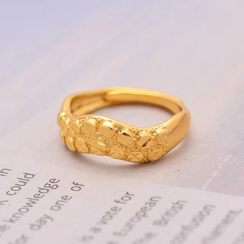 Copper bending Dropshipping Free size Gold Color wedding rings for Women Man /African/Middle East Item women girls gift
Copper bending Dropshipping Free size Gold Color wedding rings for Women Man /African/Middle East Item women girls gift