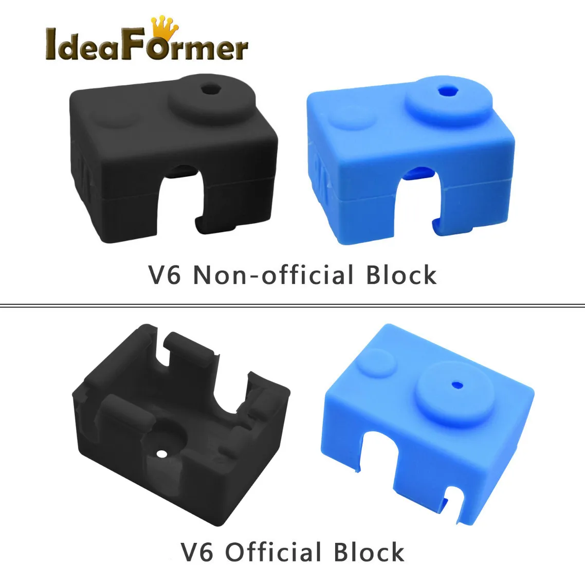 5pcs New V6 Silicone sock cover for heat block Support V6 Original J-head 1.75 / 3.0mm Bowden & Direct Extruder
5pcs New V6 Silicone sock cover for heat block Support V6 Original J-head 1.75 / 3.0mm Bowden & Direct Extruder