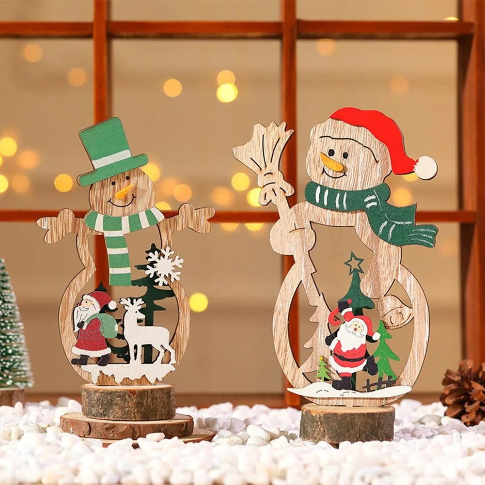 Christmas Wooden Ornaments Santa Claus Snowman Craft Christmas Tree Ornament Christmas Decoration Wooden Pendant Navidad
Christmas Wooden Ornaments Santa Claus Snowman Craft Christmas Tree Ornament Christmas Decoration Wooden Pendant Navidad