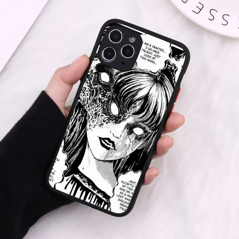 Junji Ito Tees Horror cartoon Phone Cases Matte Transparent for iPhone 7 8 11 12 s mini pro X XS XR MAX Plus cover funda
Junji Ito Tees Horror cartoon Phone Cases Matte Transparent for iPhone 7 8 11 12 s mini pro X XS XR MAX Plus cover funda