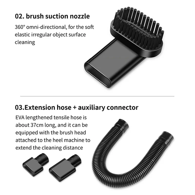 Handheld Auto Vacuum Cleaner Wet and Dry Dual Use High-power Powerful Suction Mini Vacuum Cleaners JDH88
Handheld Auto Vacuum Cleaner Wet and Dry Dual Use High-power Powerful Suction Mini Vacuum Cleaners JDH88