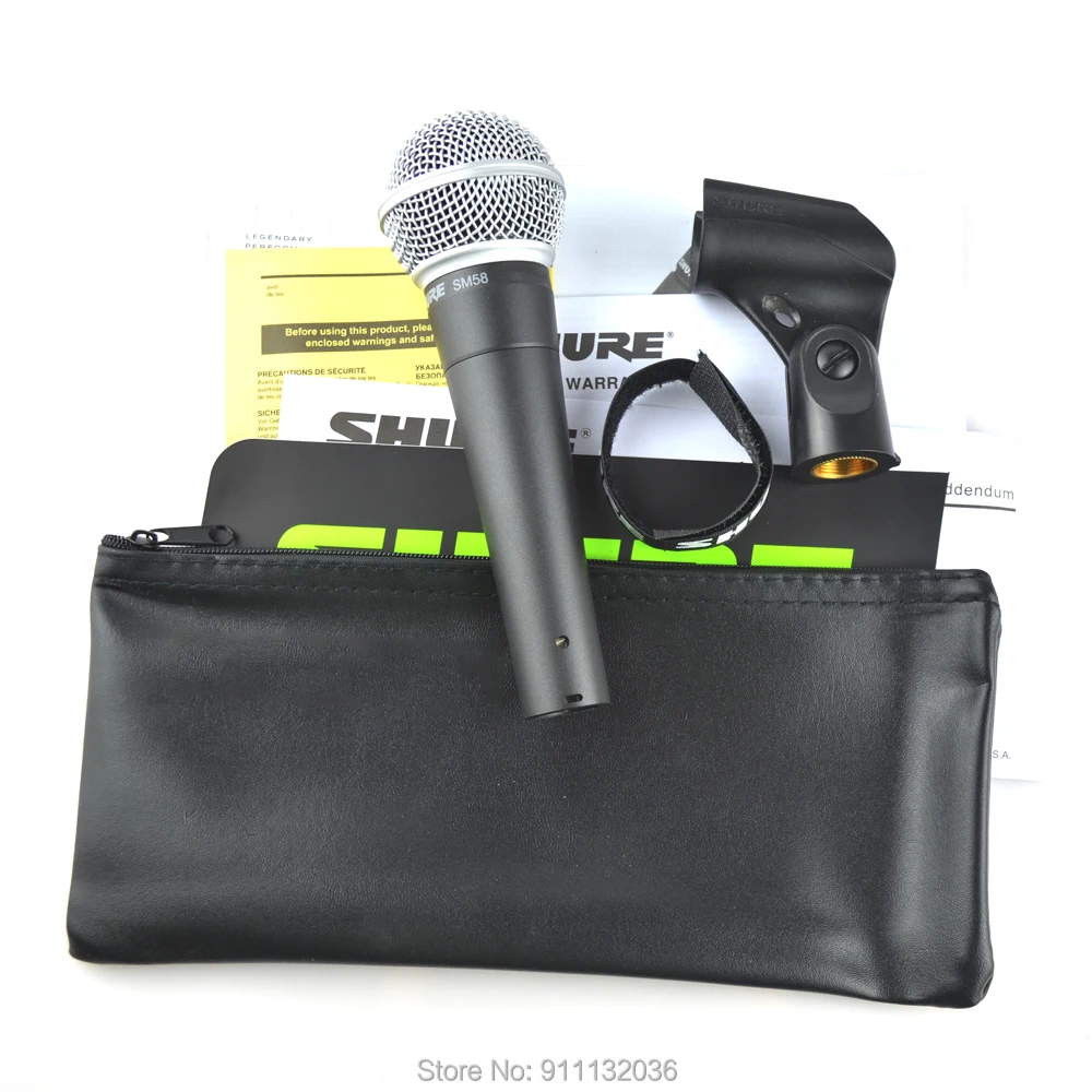 SM58 Wired Live Vocals Dynamic Professional Microphone,Mic SM58 SM58LC SM58SK for Studio,karaoke,gaming,PC
SM58 Wired Live Vocals Dynamic Professional Microphone,Mic SM58 SM58LC SM58SK for Studio,karaoke,gaming,PC