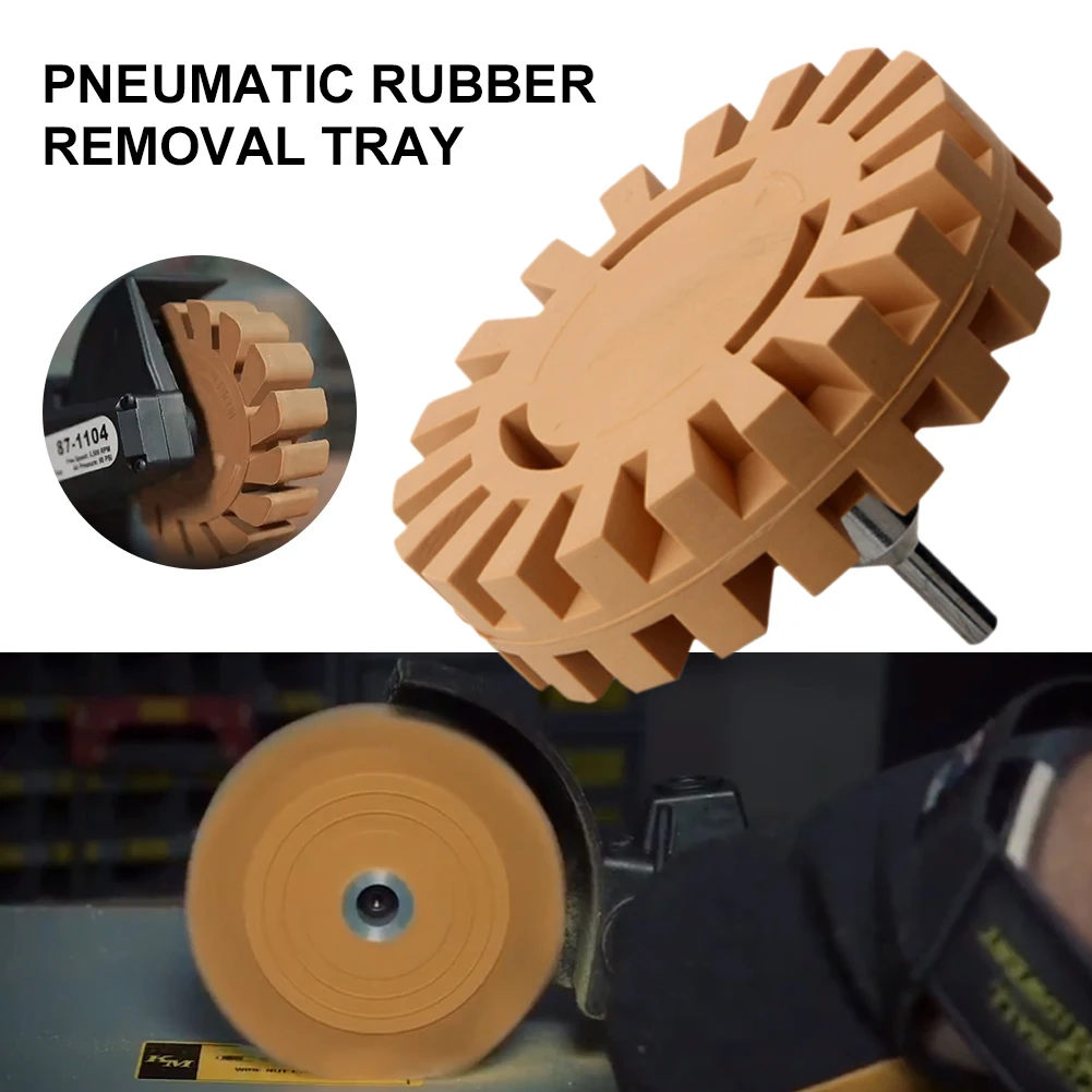 4-inch Rubber Eraser Wheel 20mm Car Decals Stickers Remover Vinyl Sticker Remover Pad with Drill Adapter for Pneumatic Tool
4-inch Rubber Eraser Wheel 20mm Car Decals Stickers Remover Vinyl Sticker Remover Pad with Drill Adapter for Pneumatic Tool