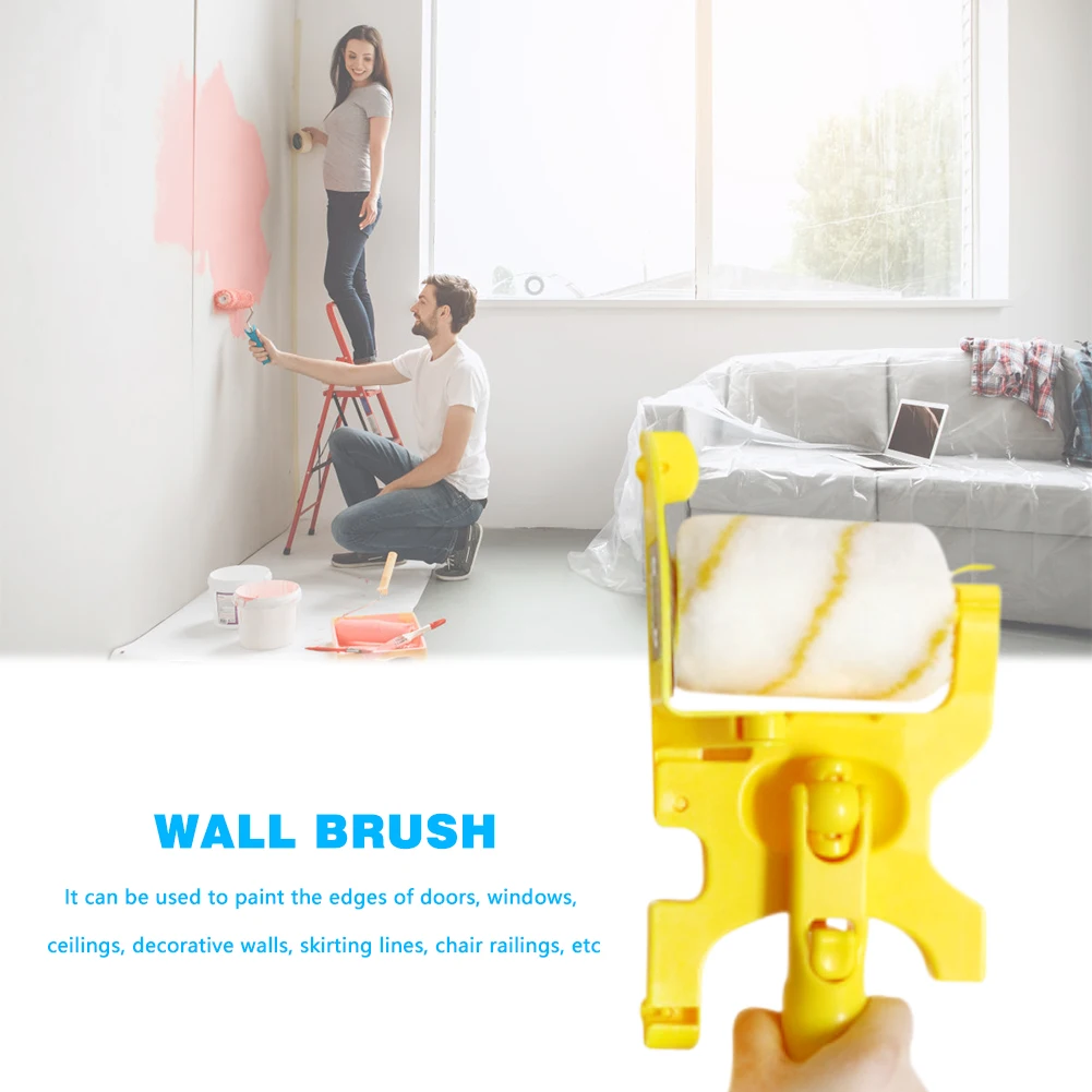 Handheld Clean-Cut Paint Edger Roller Brush Portable Ceiling Clean-Cut Brush for Home Wall Ceiling Decorative Kit
Handheld Clean-Cut Paint Edger Roller Brush Portable Ceiling Clean-Cut Brush for Home Wall Ceiling Decorative Kit