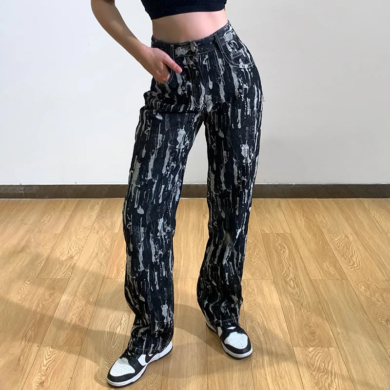 Vintage Women Straight Leg Ripped Jeans Y2k High Waist Skater Pants Boyfriend Washed Harajuku Distressed Casual Fashion Trousers
Vintage Women Straight Leg Ripped Jeans Y2k High Waist Skater Pants Boyfriend Washed Harajuku Distressed Casual Fashion Trousers