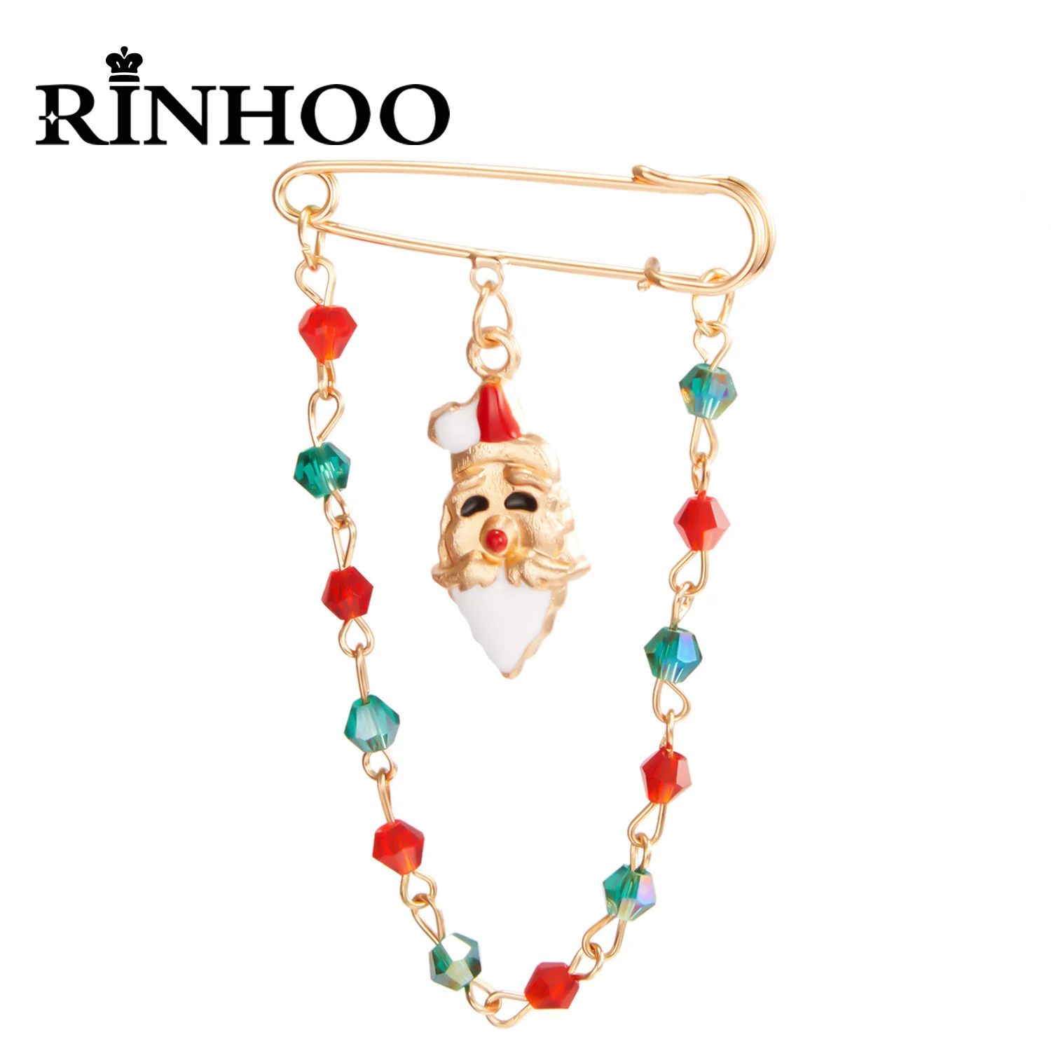 Rinhoo 1PC Cute Enamel Xmas Santa Claus Big Pins for Women Christmas Red Green Beads Tassel Brooch Merry Christmas New Year Gift
Rinhoo 1PC Cute Enamel Xmas Santa Claus Big Pins for Women Christmas Red Green Beads Tassel Brooch Merry Christmas New Year Gift