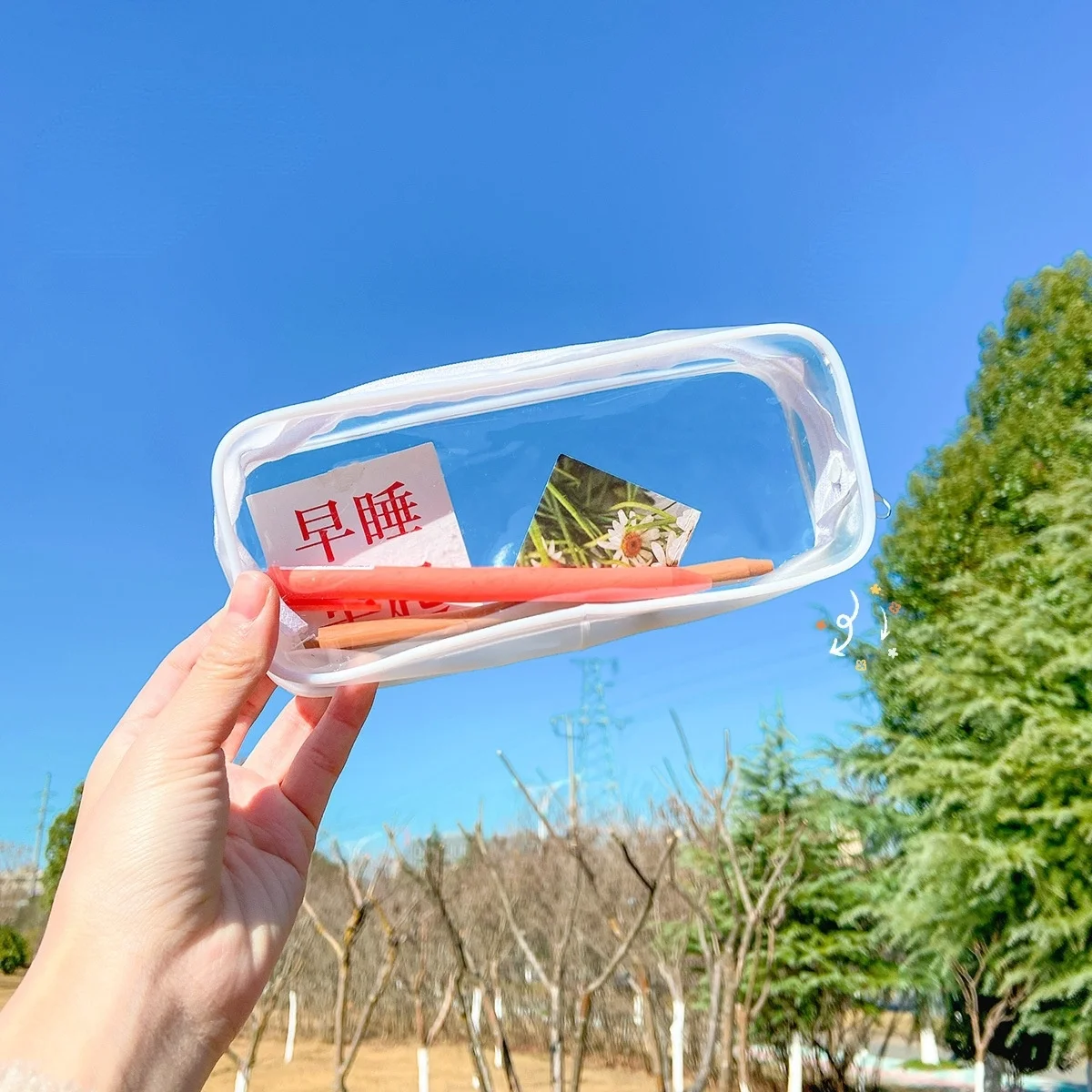 New Large Capacity Zipper Transparent Pencil Case Cute School Pen Bag For Office School Stationery Supplies Organizer
New Large Capacity Zipper Transparent Pencil Case Cute School Pen Bag For Office School Stationery Supplies Organizer