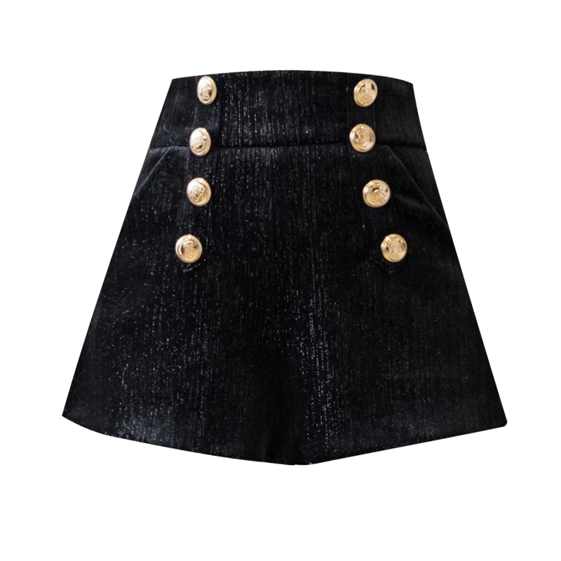 2020 New England Style Double Breasted High Waist Shorts Women Autumn Winter Woolen Shorts Office Lady Black Shorts
2020 New England Style Double Breasted High Waist Shorts Women Autumn Winter Woolen Shorts Office Lady Black Shorts