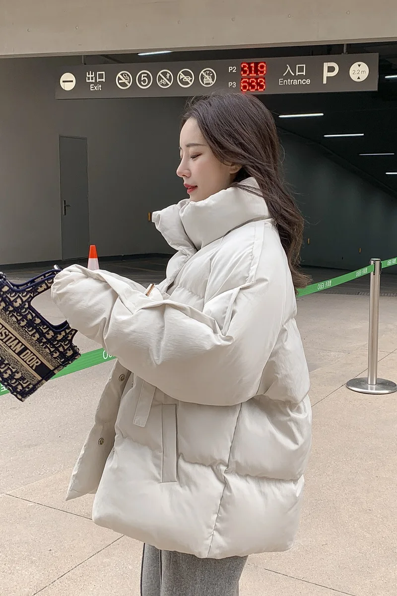 Down cotton women Korean style loose winter thick coat short 2021 new winter coat
Down cotton women Korean style loose winter thick coat short 2021 new winter coat