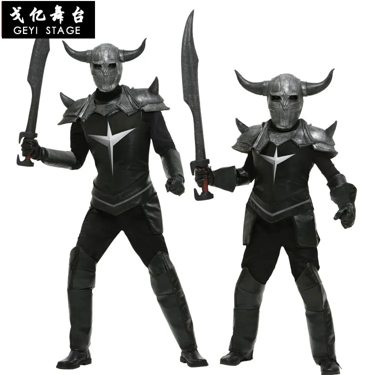 Cosplay Movie Character Halloween Easter Carnival Black Samurai Costume Dark Demon Knight Costume
Cosplay Movie Character Halloween Easter Carnival Black Samurai Costume Dark Demon Knight Costume