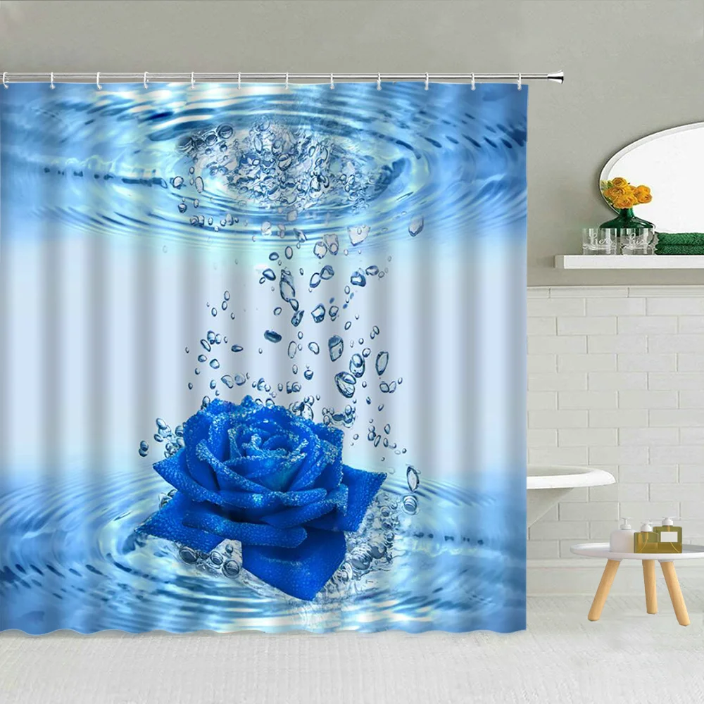3D Water Blue Rose Flower Butterfly Shower Curtain Painted Bird Fabric Bathroom Supplies Decor With Hooks Hanging Cloth Curtains
3D Water Blue Rose Flower Butterfly Shower Curtain Painted Bird Fabric Bathroom Supplies Decor With Hooks Hanging Cloth Curtains