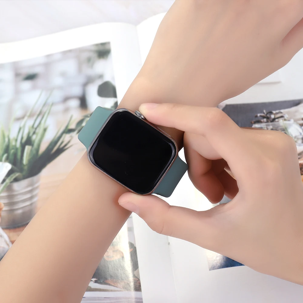Solo Loop Band for Apple Watch Se band 40mm 44mm Silicone Strap on Smart iWatch Elastic Belt bracelets Series 6 5 4321 38mm 42mm
Solo Loop Band for Apple Watch Se band 40mm 44mm Silicone Strap on Smart iWatch Elastic Belt bracelets Series 6 5 4321 38mm 42mm