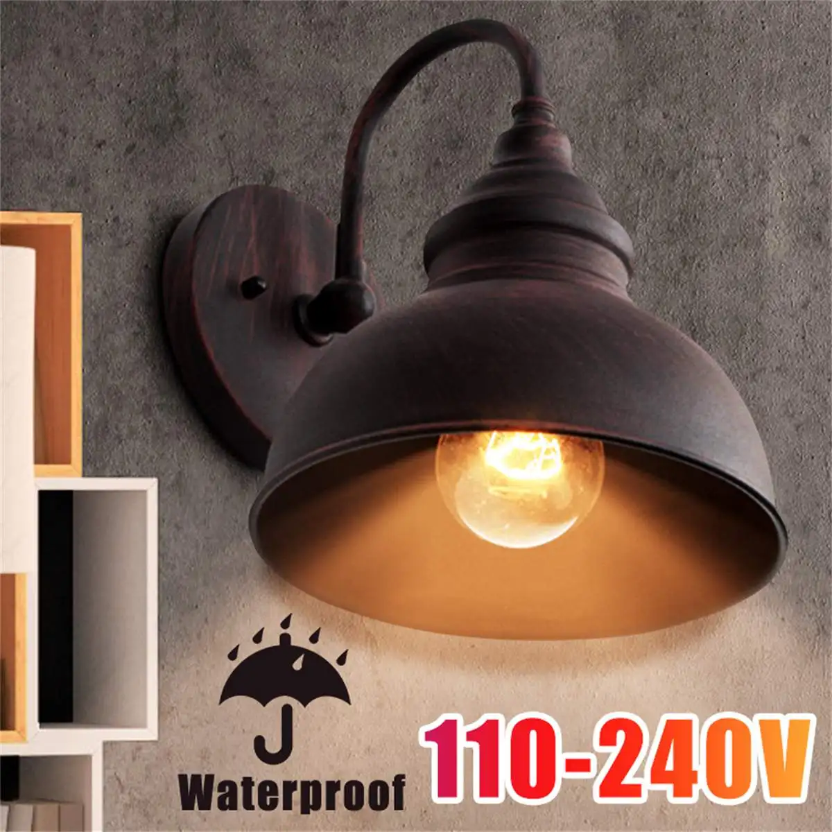 Retro Outdoor Wall Light Waterproof Wall Light Garden Doorway Vintage Porch Lamp Home Bath Lighting Decor E27 10-220V Sconce
Retro Outdoor Wall Light Waterproof Wall Light Garden Doorway Vintage Porch Lamp Home Bath Lighting Decor E27 10-220V Sconce