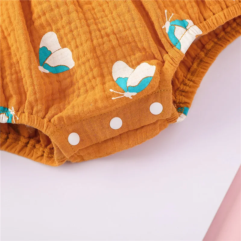 Toddler Baby Girls Clothes Two-Piece Suit Butterfly Print Flying Sleeve Round Neck Romper And Headwear For Birthday Party Summer
Toddler Baby Girls Clothes Two-Piece Suit Butterfly Print Flying Sleeve Round Neck Romper And Headwear For Birthday Party Summer