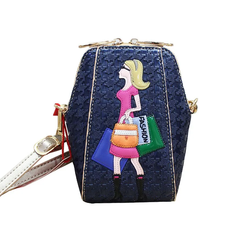 Women Embroidery Kawaii Cartoon Panelled Mini Bag Mobile Phone Packing Small Crossbody Bag Pu Leather Pouch Flaps Messenger Bags
Women Embroidery Kawaii Cartoon Panelled Mini Bag Mobile Phone Packing Small Crossbody Bag Pu Leather Pouch Flaps Messenger Bags