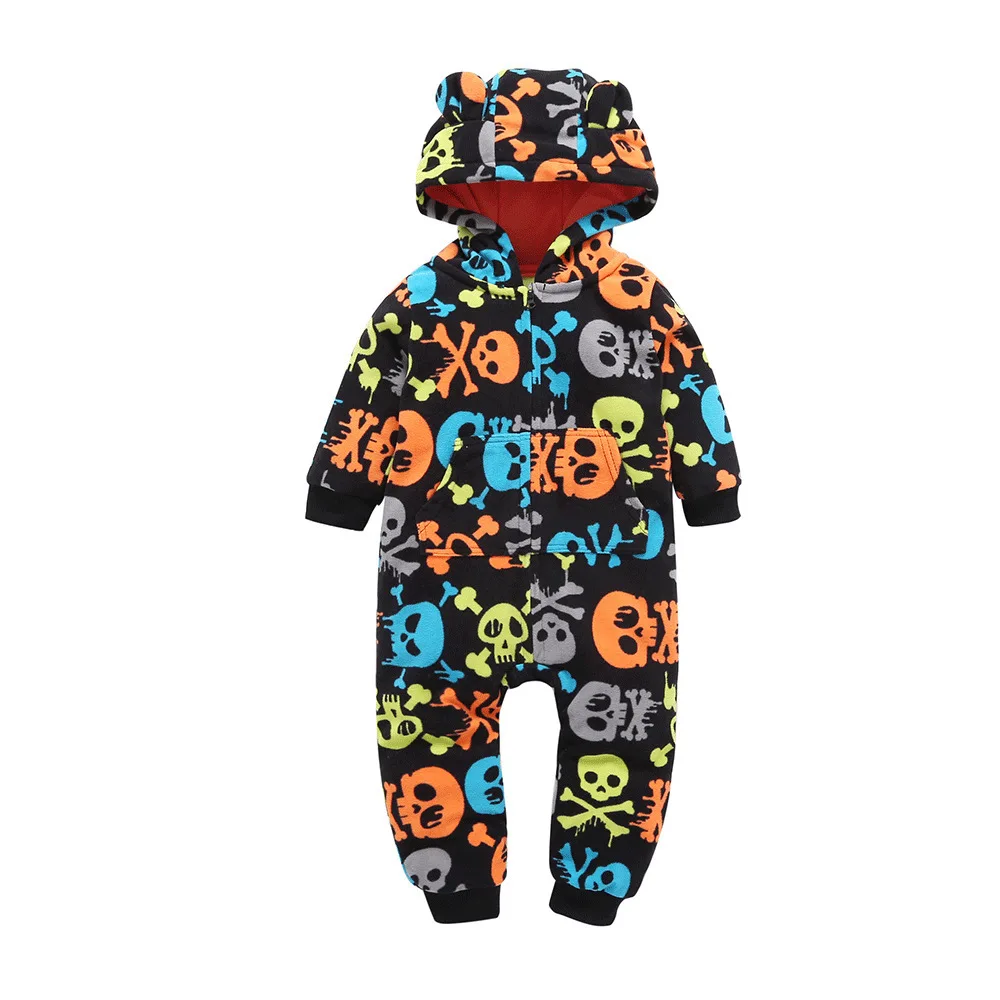 Skulls Fleece Toddler Boys Halloween Outfit Fall Baby Girls Rompers Cute Children's Outfit Kids Clothes
Skulls Fleece Toddler Boys Halloween Outfit Fall Baby Girls Rompers Cute Children's Outfit Kids Clothes