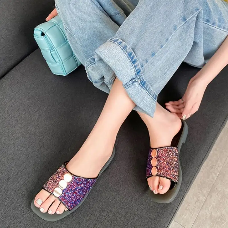 RIZABINA Women Summer Shoes Mixed Color Metal Buckle Flat Heel Sandals Woman Fashion Casual Shoes Ladies Footwear Size 33-40
RIZABINA Women Summer Shoes Mixed Color Metal Buckle Flat Heel Sandals Woman Fashion Casual Shoes Ladies Footwear Size 33-40