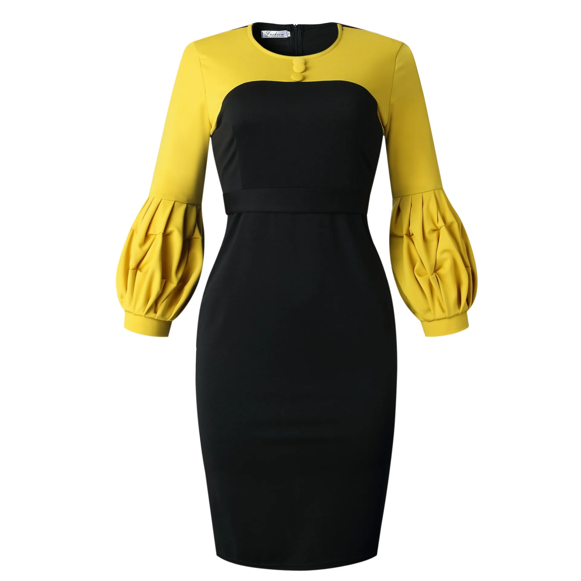 HIJABMUSS New Women's Temperament Color Matching Bubble Sleeve African Plus Size Stitching Dress Fashion Lady Style Pencil Skirt
HIJABMUSS New Women's Temperament Color Matching Bubble Sleeve African Plus Size Stitching Dress Fashion Lady Style Pencil Skirt