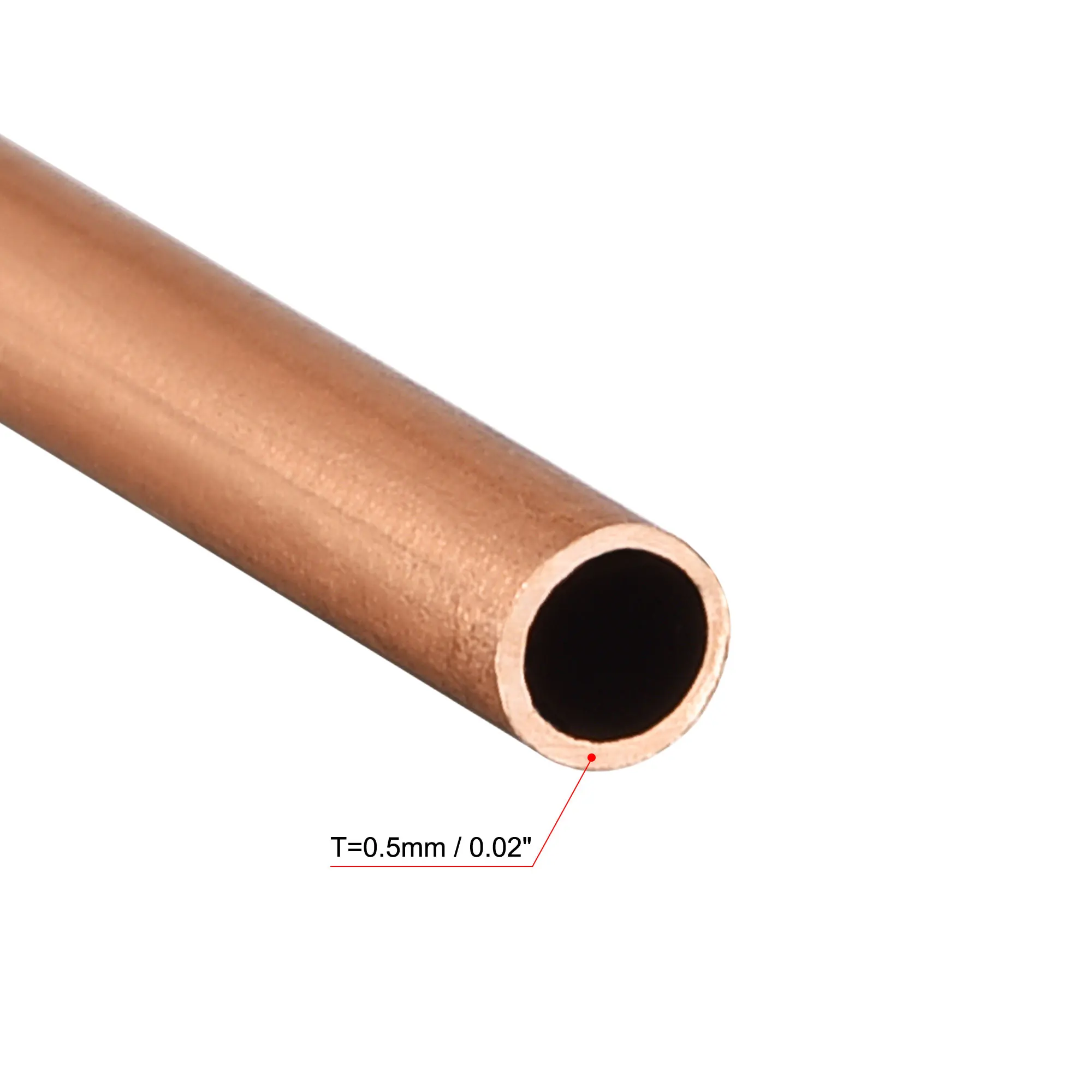 Uxcell Copper Round Tube 3.5mm OD 0.5mm Wall Thickness 300mm Length Pipe Tubing 2 Pcs
Uxcell Copper Round Tube 3.5mm OD 0.5mm Wall Thickness 300mm Length Pipe Tubing 2 Pcs