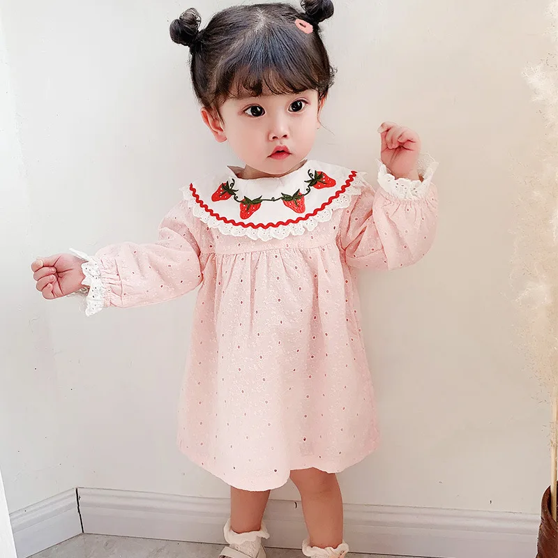 2022 Girls Princess Dresses For Toddler Children Strawberry Embroidery Frocks Baby Robe Kids Birthday Party Dress Girl Vestidos
2022 Girls Princess Dresses For Toddler Children Strawberry Embroidery Frocks Baby Robe Kids Birthday Party Dress Girl Vestidos