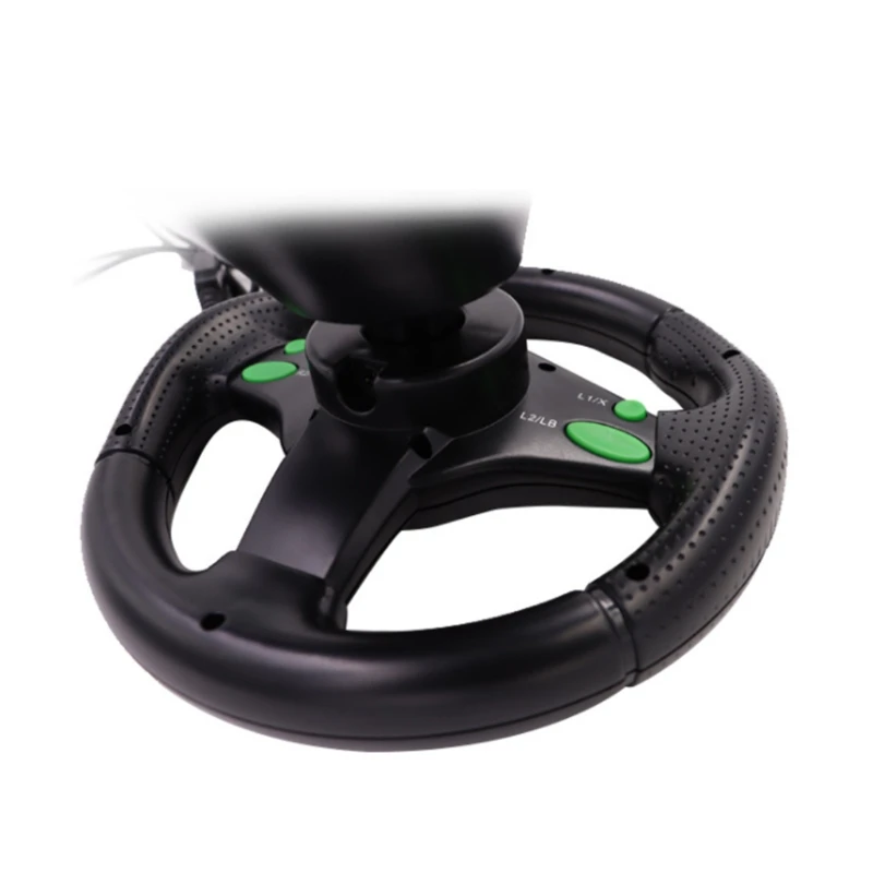 A0NB Gaming Steering Wheel with Pedals 180 Degree Rotation Vibration USB PC Steering Wheel Compatible with XB360/PS3/PS2/PC 
A0NB Gaming Steering Wheel with Pedals 180 Degree Rotation Vibration USB PC Steering Wheel Compatible with XB360/PS3/PS2/PC
