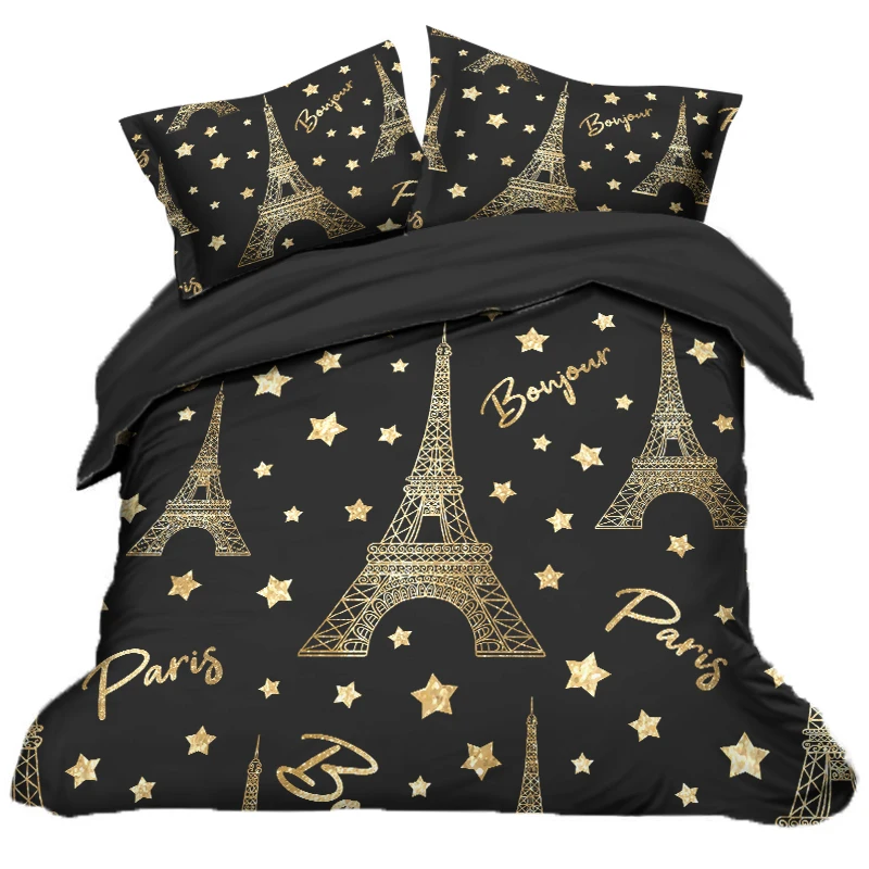 Paris The Eiffel Tower Printed Bedding Set Queen Size Comforter Bed King Duvet Cover Set 220x240 200x200
Paris The Eiffel Tower Printed Bedding Set Queen Size Comforter Bed King Duvet Cover Set 220x240 200x200