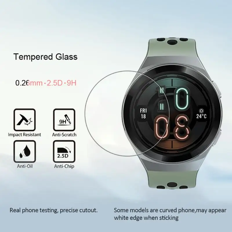 Прозрачное закаленное стекло для часов Huawei GT2E 42 мм 46 HD ультратонкое 9H 2.5D Премиум