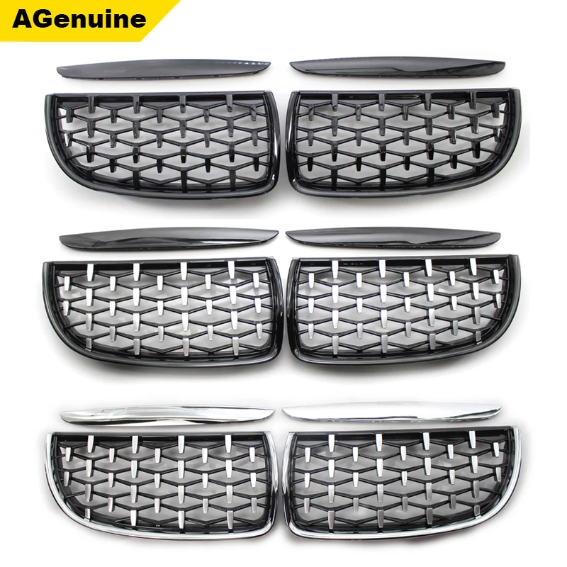Hi-end ABS Diamond Front Radiator Grills Car Front Bumper Grills For BMW 3 Series E90
Hi-end ABS Diamond Front Radiator Grills Car Front Bumper Grills For BMW 3 Series E90