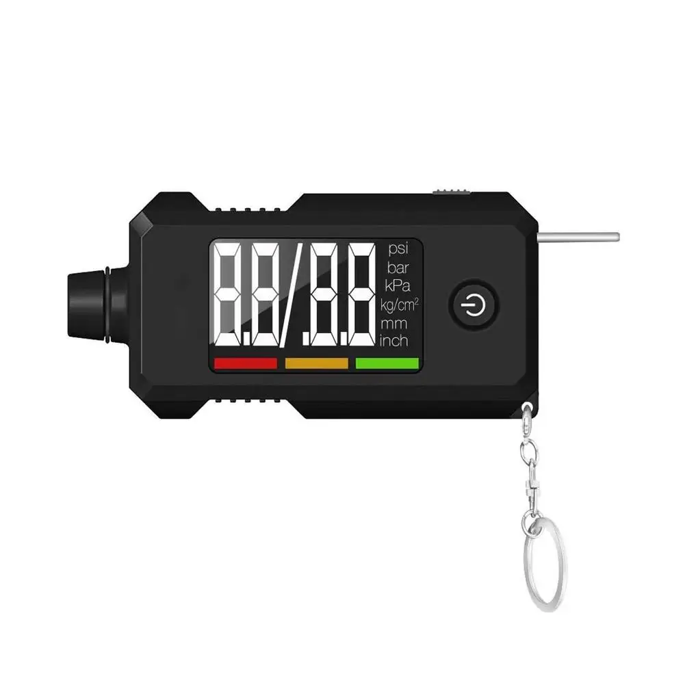 2-in-1 Digital Tire Gauge With Key Chain High Precision Tire Pressure Gauge Tread Gauge Tread Depth Meter For Car SUV Trucks Hot
2-in-1 Digital Tire Gauge With Key Chain High Precision Tire Pressure Gauge Tread Gauge Tread Depth Meter For Car SUV Trucks Hot