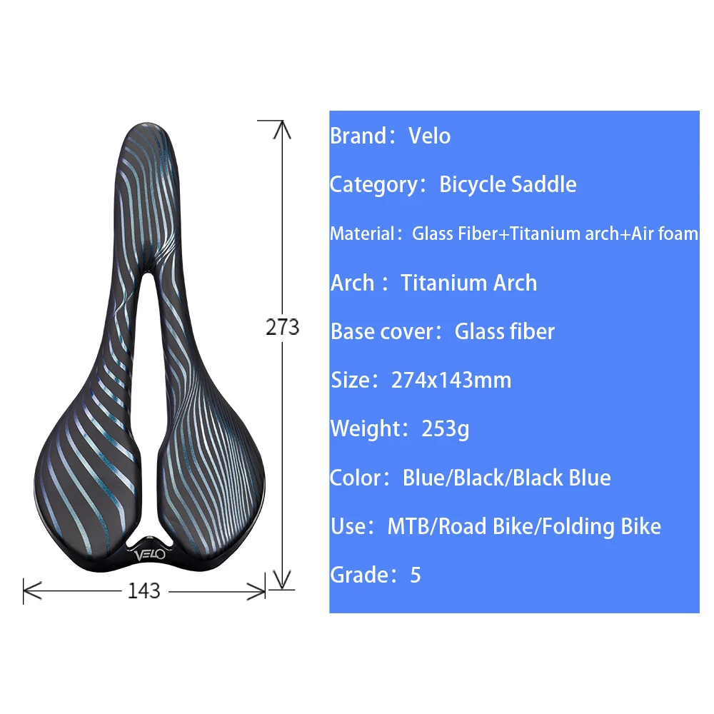 VELO Ti-Alloy Gel Racing Bicycle Seat Cushion Hollow Comfort Waterproof Bicycle Saddle Lightweight Road Bike Seat Saddle VL-1776
VELO Ti-Alloy Gel Racing Bicycle Seat Cushion Hollow Comfort Waterproof Bicycle Saddle Lightweight Road Bike Seat Saddle VL-1776