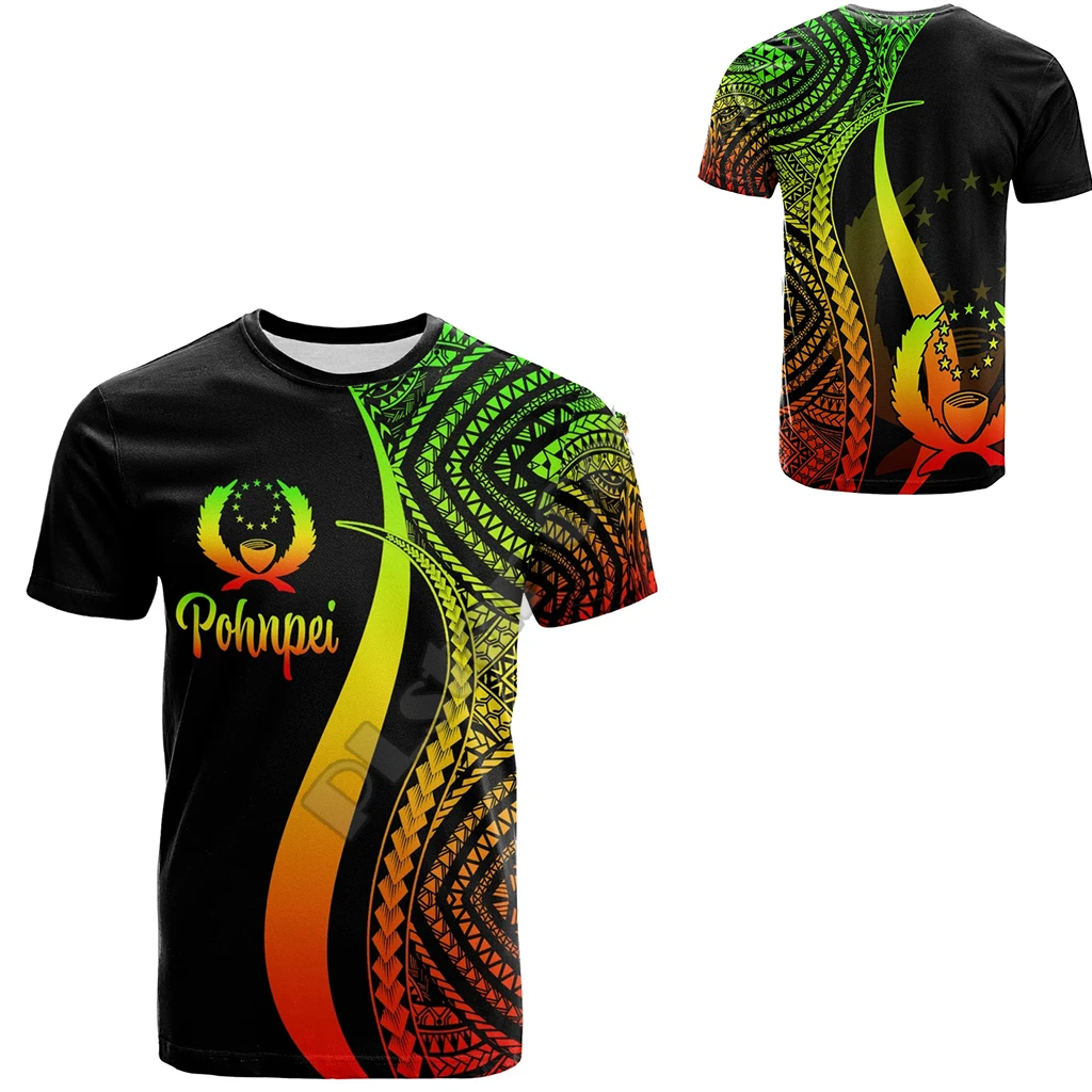 Pohnpei Polynesian Culture Tribe Island Retro Tattoo 3DPrint Men/Women Summer Streetwear Short Sleeve T-Shirts A-1
Pohnpei Polynesian Culture Tribe Island Retro Tattoo 3DPrint Men/Women Summer Streetwear Short Sleeve T-Shirts A-1