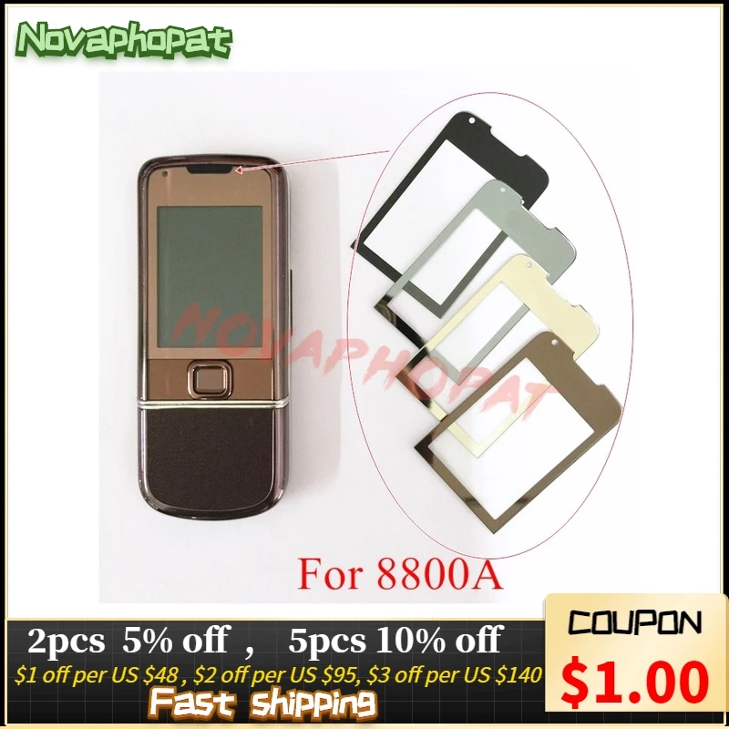 Novaphopat Black/Gray/Golden/Coffee Glass Mirror Screen For Nokia 8800A 8800 Arte Glass lens Panel Replacement + tracking
Novaphopat Black/Gray/Golden/Coffee Glass Mirror Screen For Nokia 8800A 8800 Arte Glass lens Panel Replacement + tracking