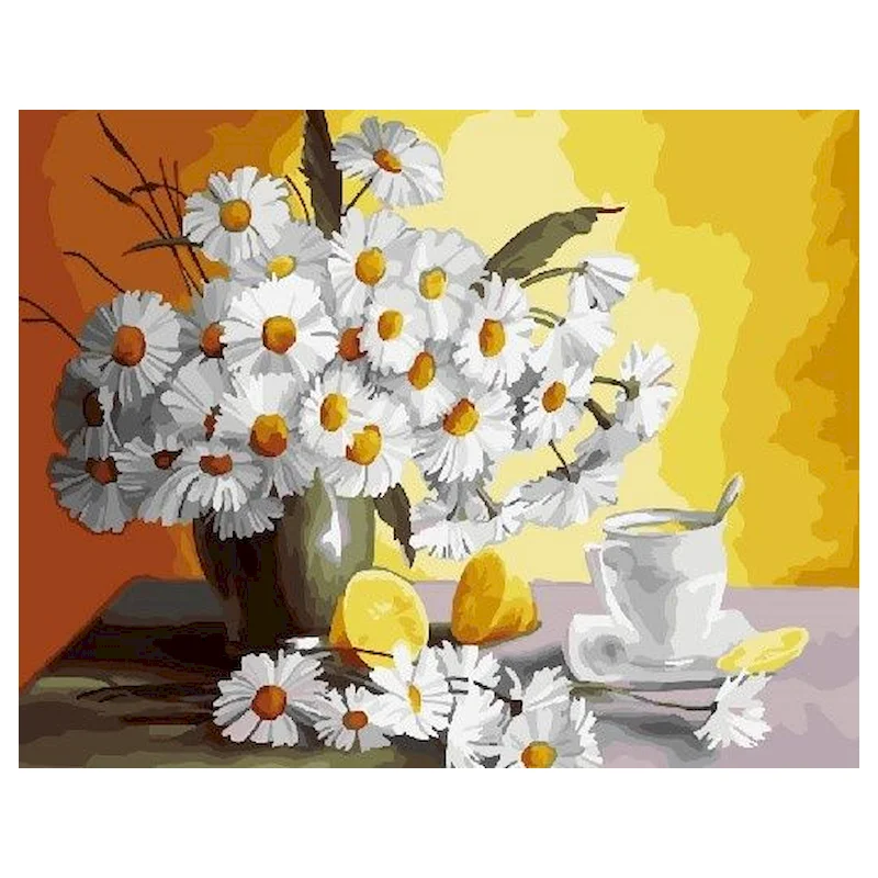 GATYZTORY 40x50cm DIY Painting By Number Daisy Handpainted Kits Art Picture On Canvas Gift Paint By Numbers For Home Decor
GATYZTORY 40x50cm DIY Painting By Number Daisy Handpainted Kits Art Picture On Canvas Gift Paint By Numbers For Home Decor