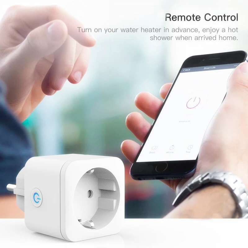 Tuya WiFi Smart Plug Socket EU 16A Power Monitor Timer Socket Smart Home Wireless Work With Alexa Google Home Assistant
Tuya WiFi Smart Plug Socket EU 16A Power Monitor Timer Socket Smart Home Wireless Work With Alexa Google Home Assistant