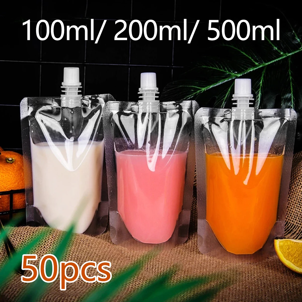 Прозрачные пакеты для напитков со стойкой, 100-500 мл, 50 шт.
Прозрачные пакеты для напитков со стойкой, 100-500 мл, 50 шт.