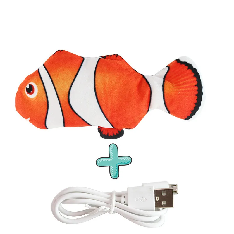 Electronic Moving Fish Cat Toy Flopping Cat Kicker Fish Toy Catnip Fish Toys for Cats Pet Supplies Funny Chew Toy for Indoor Cat
Electronic Moving Fish Cat Toy Flopping Cat Kicker Fish Toy Catnip Fish Toys for Cats Pet Supplies Funny Chew Toy for Indoor Cat