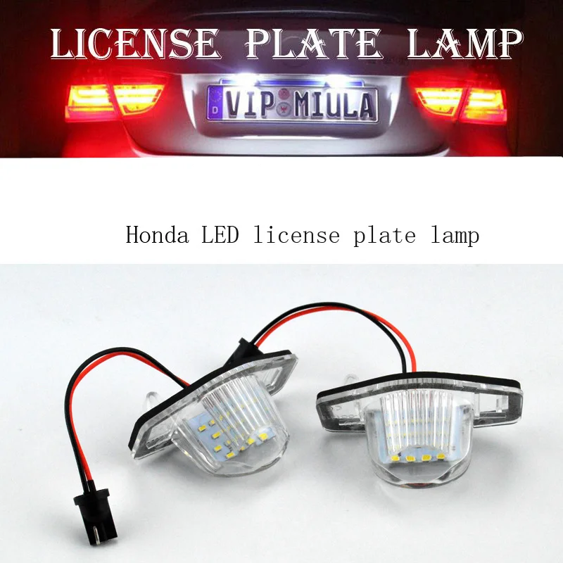 2PCS FOR HONDA JAZZ Odyssey Rhyme CRV FRV Insight LED License Plate Light Number Lamp 6000K White 12V Car Styling
2PCS FOR HONDA JAZZ Odyssey Rhyme CRV FRV Insight LED License Plate Light Number Lamp 6000K White 12V Car Styling
