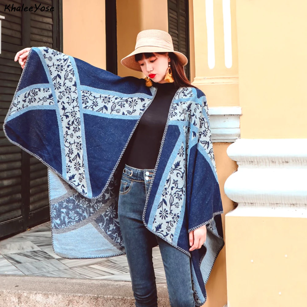KHALEE YOSE Ethnic Vintage Cloak Cardigan Spring Autumn Floral Boho Cape Women Cape Shawl Poncho Thick Warm Outwear New 2021
KHALEE YOSE Ethnic Vintage Cloak Cardigan Spring Autumn Floral Boho Cape Women Cape Shawl Poncho Thick Warm Outwear New 2021