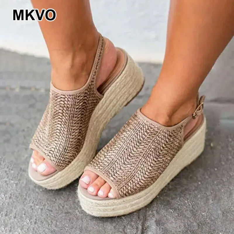 fashion Women Sandals Summer 2020 Female Shoes Woman Peep-toe Wedge Comfortable Sandals Slip-on Flat Sandals Female Sandalias 
fashion Women Sandals Summer 2020 Female Shoes Woman Peep-toe Wedge Comfortable Sandals Slip-on Flat Sandals Female Sandalias