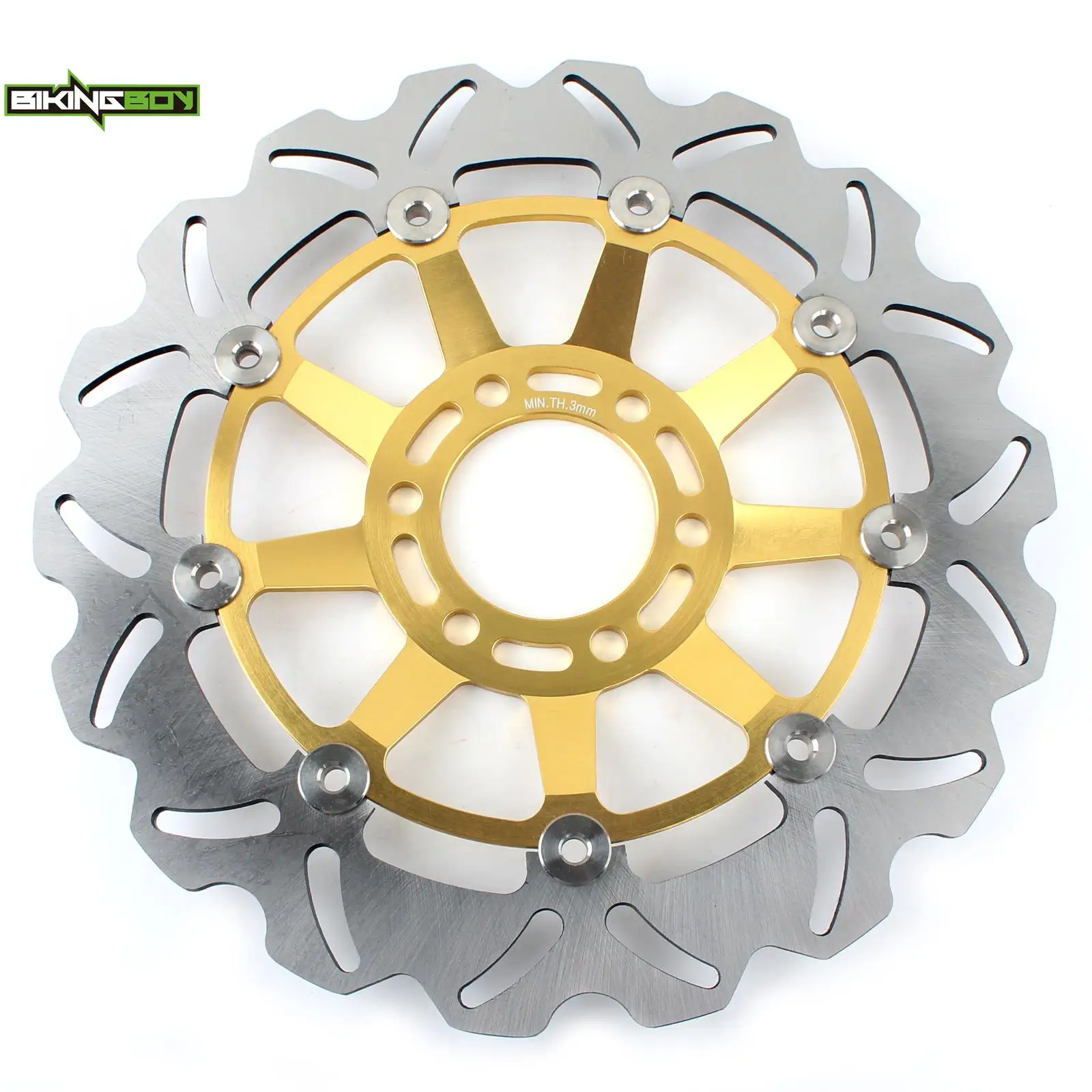 BIKINGBOY 300mm Front Brake Disc Disk Rotor For HYOSUNG GT 125 Naked 01-11 GT 125 R 06 07 08 09 10 11 GT 250 Comet 03 04 05
BIKINGBOY 300mm Front Brake Disc Disk Rotor For HYOSUNG GT 125 Naked 01-11 GT 125 R 06 07 08 09 10 11 GT 250 Comet 03 04 05