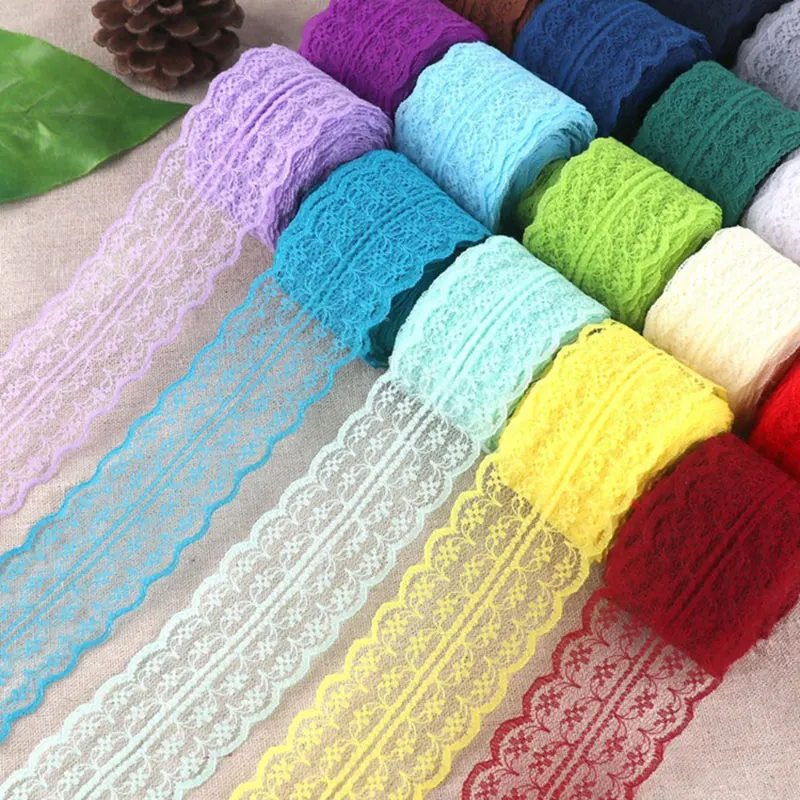 10M Embroidered Lace Ribbon Handicrafts DIY Apparel Sewing Fabric Lace Tape Dress Clothing Embroidery Net Lace Gift Packaging
10M Embroidered Lace Ribbon Handicrafts DIY Apparel Sewing Fabric Lace Tape Dress Clothing Embroidery Net Lace Gift Packaging