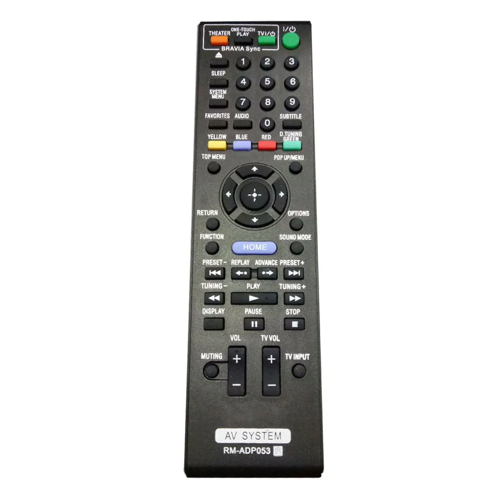 

Новый заменить для SONY AV Системы пульт дистанционного управления RM-ADP053 для DVD домашний Театр аудио проигрыватель дисков Blu-Ray BDV-E470 BDV-E570 BDV-E77