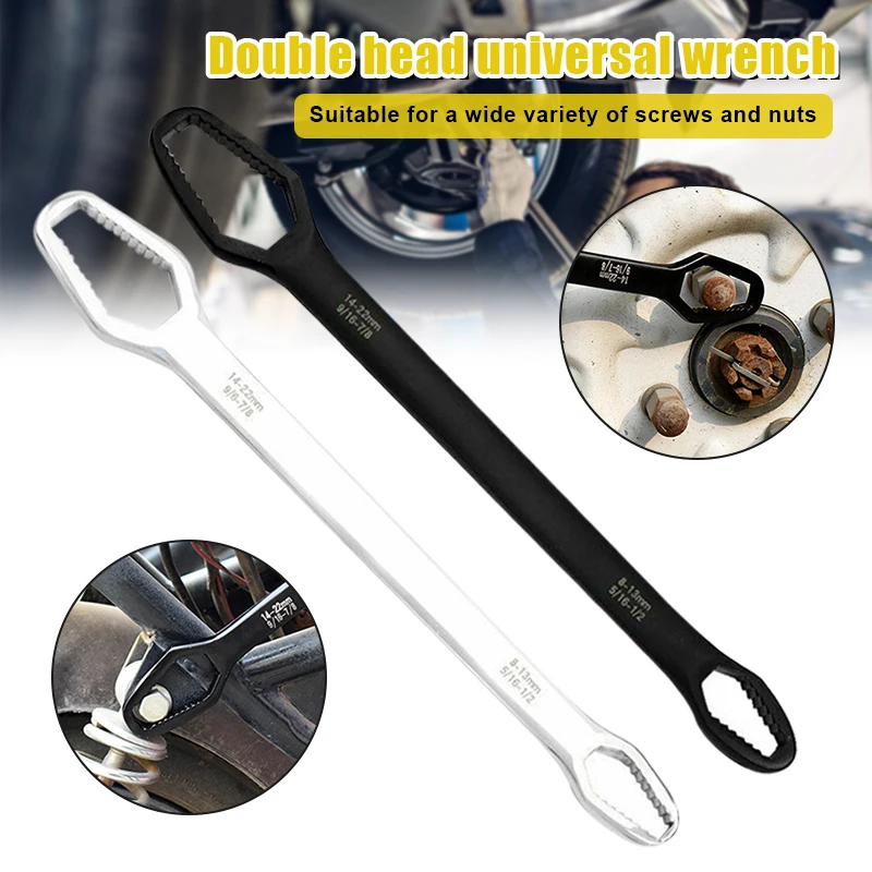 8-22mm Ratchet Wrench Double-Head Key Set Universal Spanner Screw Nuts Wrenches Repair Hand Tools for Household Car Bicycle
8-22mm Ratchet Wrench Double-Head Key Set Universal Spanner Screw Nuts Wrenches Repair Hand Tools for Household Car Bicycle