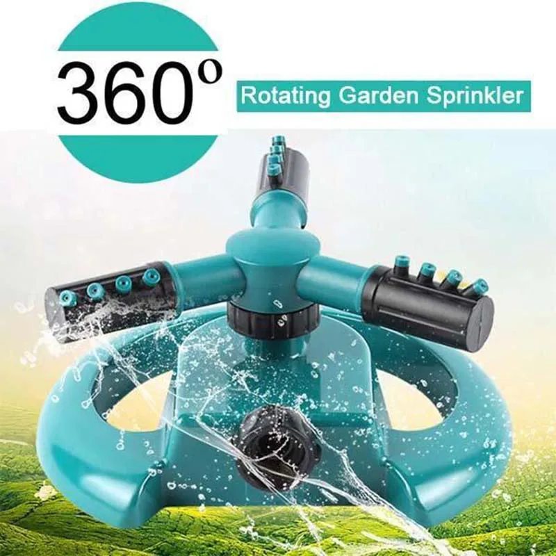 360-Degree Automatic Garden Sprinkler Watering Grass Lawn Rotary Nozzle Rotating Water Sprinkler System Home Garden Supplies
360-Degree Automatic Garden Sprinkler Watering Grass Lawn Rotary Nozzle Rotating Water Sprinkler System Home Garden Supplies