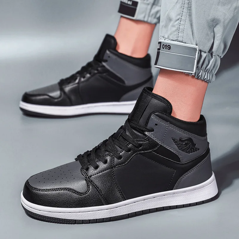 New Trend High Top Casual Board Shoes Basketball Shoes Wild Spring and Summer Tide Shoes Large Size
New Trend High Top Casual Board Shoes Basketball Shoes Wild Spring and Summer Tide Shoes Large Size