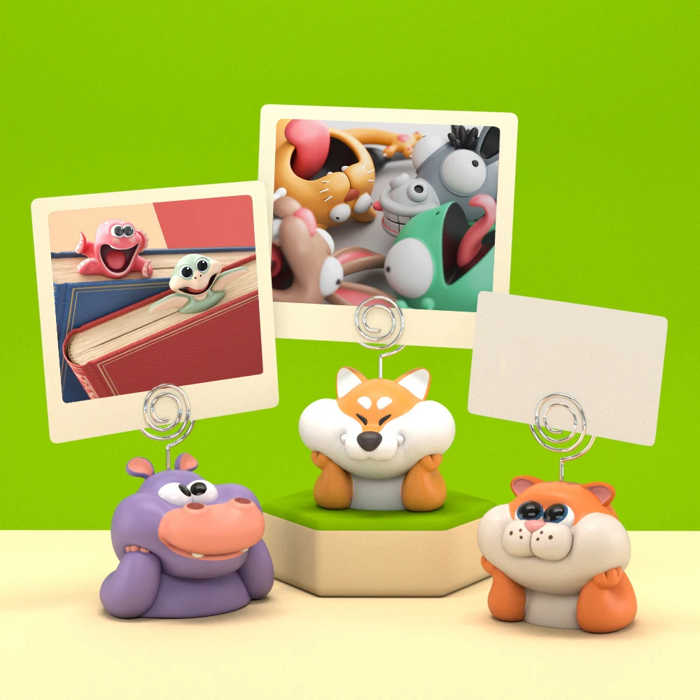 Creative Cute Cartoon Animals Card Clip Note Holder Desktop Message Folder Photo Clip Desktop Ornament Desk Decor Accessories
Creative Cute Cartoon Animals Card Clip Note Holder Desktop Message Folder Photo Clip Desktop Ornament Desk Decor Accessories