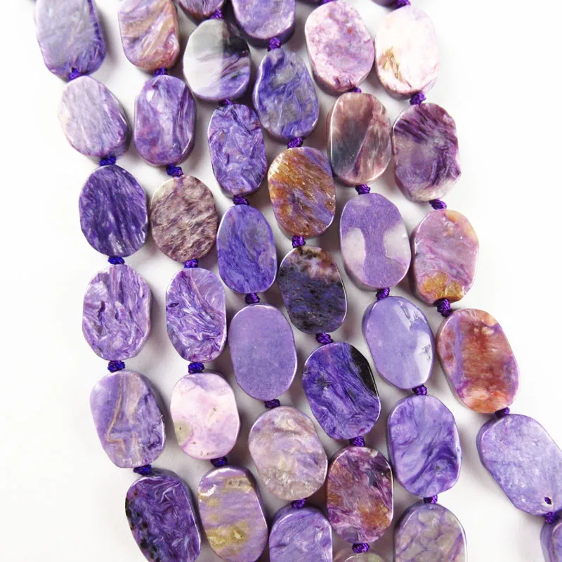 (Free Shipping) 1Strand 38.7g 100% Natural Charoite Oval Loose Bead 15.5" 18x12x5mm TZ1696
(Free Shipping) 1Strand 38.7g 100% Natural Charoite Oval Loose Bead 15.5" 18x12x5mm TZ1696